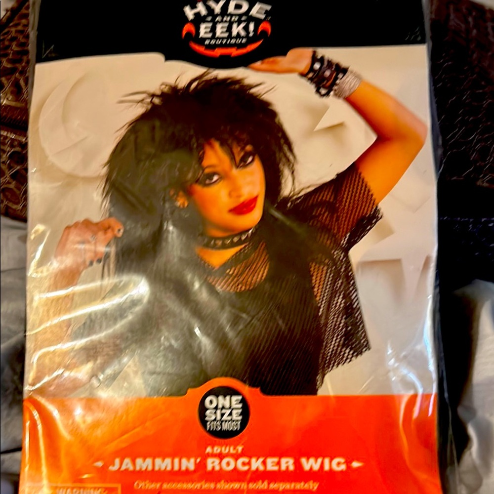 BOGO‼️Hyde and Eek Jammin' Rocker Wig - Black